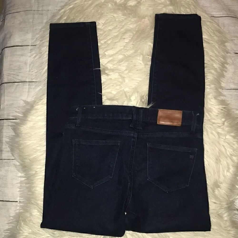 Madewell Dark Wash Skinny Denim Jeans Stretch